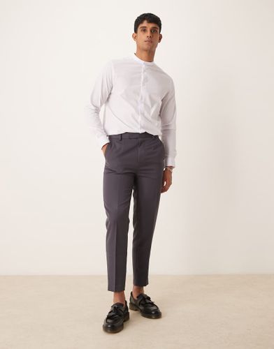 Pantaloni affusolati eleganti antracite - ASOS DESIGN - Modalova