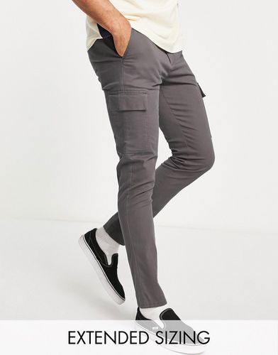Pantaloni cargo skinny grigi - ASOS DESIGN - Modalova