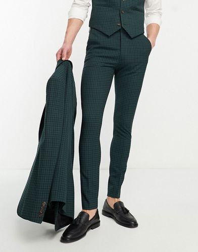 Pantaloni da abito skinny a quadretti - ASOS DESIGN - Modalova