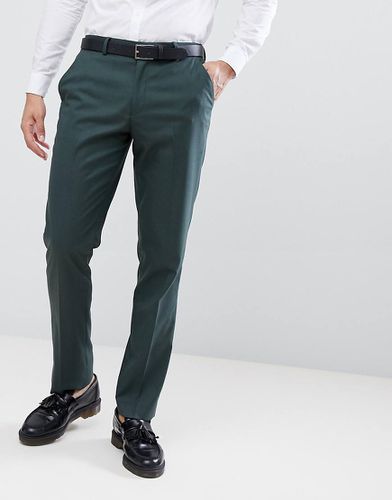 Pantaloni da abito slim bosco - ASOS DESIGN - Modalova