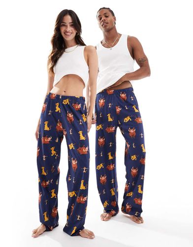 Pantaloni da casa con stampa Disney de Il re leone - ASOS DESIGN - Modalova