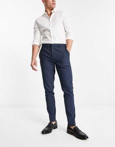 Pantaloni eleganti super skinny testurizzati con motivo puntinato - ASOS DESIGN - Modalova