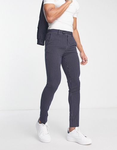 Pantaloni eleganti slim gessato in coordinato - ASOS DESIGN - Modalova