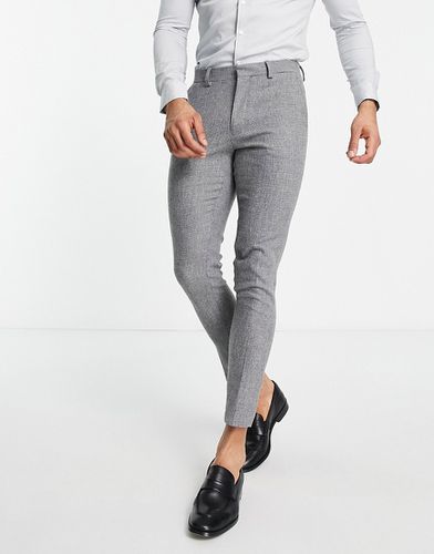 Pantaloni super skinny eleganti in misto lana pied de poule - ASOS DESIGN - Modalova