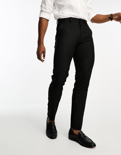 Pantaloni slim eleganti neri - ASOS DESIGN - Modalova