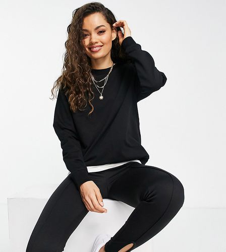 ASOS DESIGN Petite - Felpa nera - ASOS Petite - Modalova