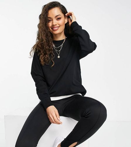 ASOS DESIGN Petite - Felpa nera - ASOS Petite - Modalova