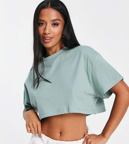 ASOS DESIGN Petite - T-shirt super corta acqua - ASOS Petite - Modalova