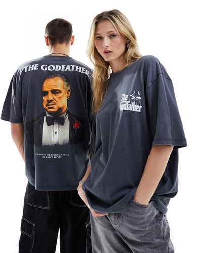 T-shirt unisex oversize slavato con stampa "The Godfather" su licenza - ASOS DESIGN - Modalova