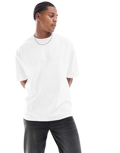 T-shirt basic oversize pesante bianca da 280 gsm - ASOS DESIGN - Modalova