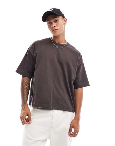 T-shirt basic squadrata oversize pesante da 240 gsm - ASOS DESIGN - Modalova