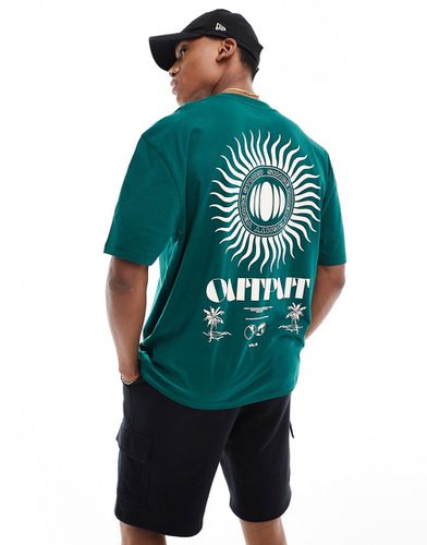 T-shirt oversize con stampa celestiale sul retro - ASOS DESIGN - Modalova