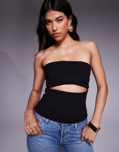Top bandeau en crêpe avec découpe - Asos Design - Modalova