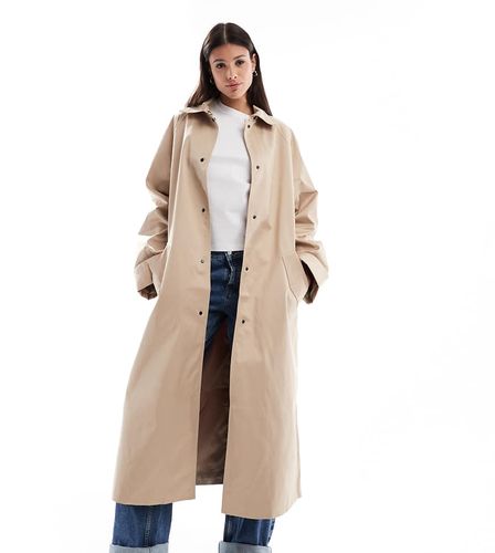 ASOS DESIGN Tall - Trench-coat long - Taupe - Asos Tall - Modalova