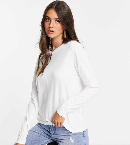 ASOS DESIGN Tall - Ultimate - T-shirt a maniche lunghe in misto cotone - WHITE - ASOS Tall - Modalova