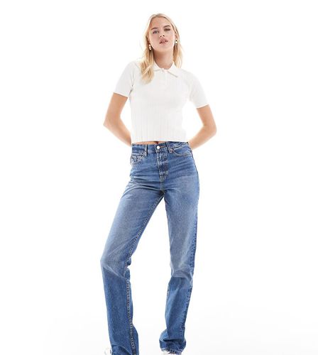 ASOS DESIGN Tall - Jeans dritti medio a vita medio alta - ASOS Tall - Modalova