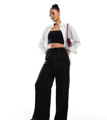 ASOS DESIGN Tall - Pantaloni in raso neri - ASOS Tall - Modalova