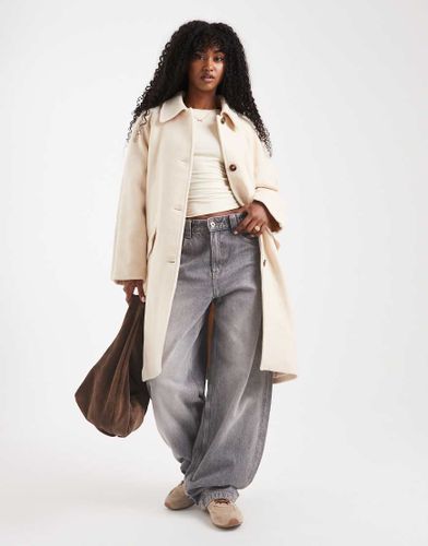 Trench-coat mi-long à doublure matelassée - Beurre - Asos Design - Modalova