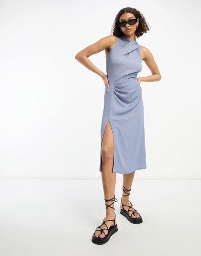 Vestito midi a portafoglio senza maniche - ASOS DESIGN - Modalova