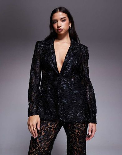 Blazer ajusté d'ensemble en dentelle - Asos Luxe - Modalova