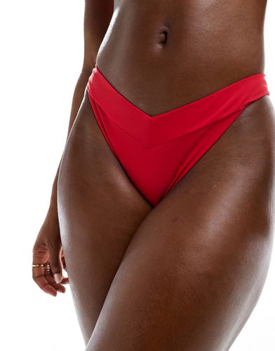 Sorrento - Slip bikini rossi stile tanga con fascia larga - Boux Avenue - Modalova