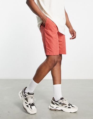 Pantaloncini in lino color ruggine - Bolongaro Trevor - Modalova