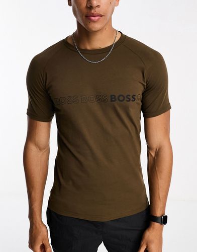 BOSS - T-shirt da mare slim open - BOSS Bodywear - Modalova