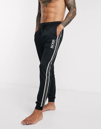 Authentic - Joggers neri con logo e fondo elasticizzato in coordinato - BOSS Bodywear - Modalova