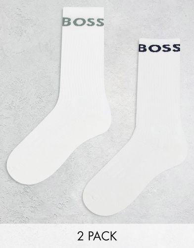 Confezione da 2 paia di calzini a coste - BOSS Bodywear - Modalova