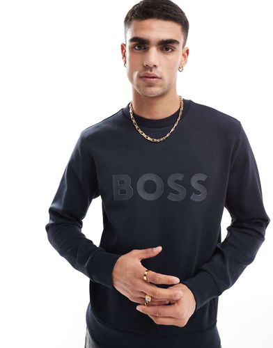 BOSS - Green Salbo - Felpa blu navy - BOSS Green - Modalova