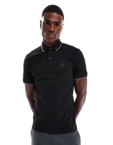 Passertip - Polo ajusté en piqué avec liseré et logo emblématique - Boss Orange - Modalova