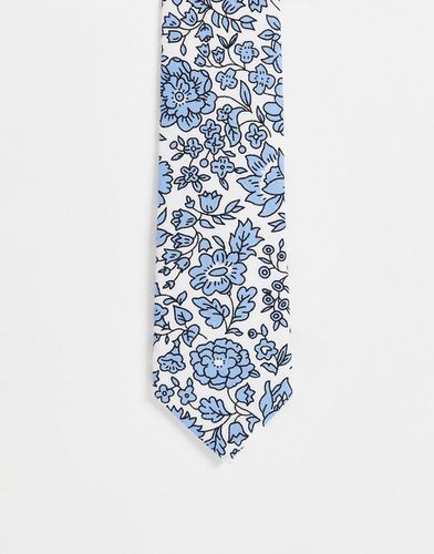 Cravatta a fiori azzurri - Ben Sherman - Modalova