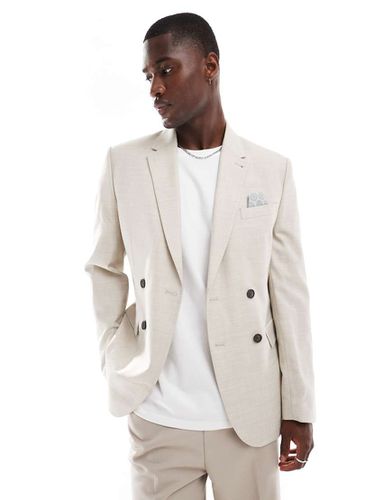 Giacca da abito doppiopetto beige - Ben Sherman - Modalova