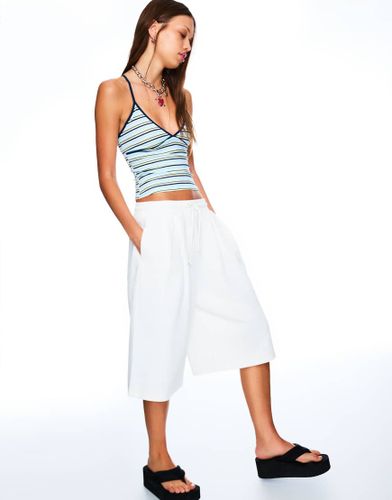 Bermuda à taille élastique - Bershka - Modalova