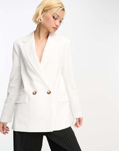 Bershka - Blazer oversize bianco - Bershka - Modalova