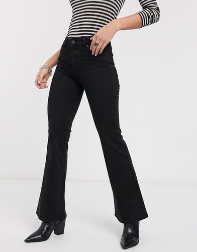 Bershka - Jeans a zampa neri-Nero - Bershka - Modalova