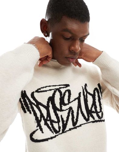 Maglione con grafica - Bershka - Modalova