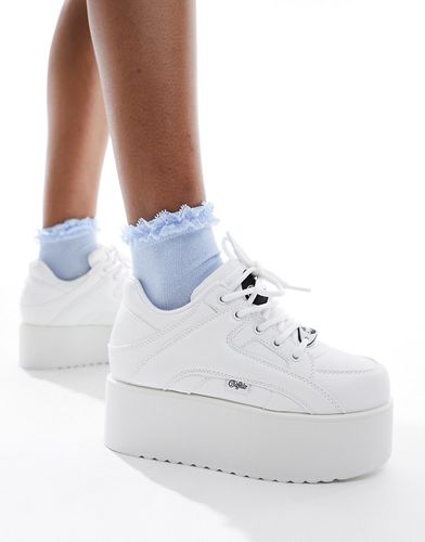 Sneakers bianche con suola rialzata - Buffalo - Modalova