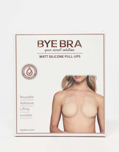 Copricapezzoli adesivi effetto push up in silicone opaco riutilizzabili beige - Bye Bra - Modalova