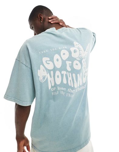 T-shirt con stampa di farfalle - Good For Nothing - Modalova