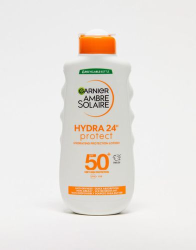 Lozione solare idratante Ambre Solaire SPF 50+ Hydra 24 Hour Protect 200 ml - Garnier - Modalova