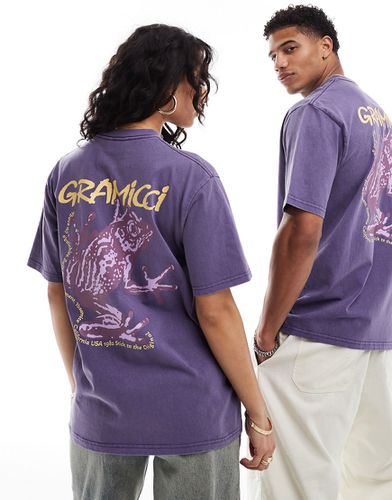 T-shirt unisex in cotone con grafica di rana - Gramicci - Modalova