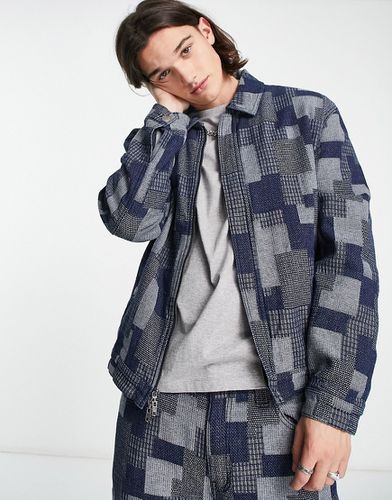 Camicia giacca patchwork con zip in coordinato - Guess Originals - Modalova