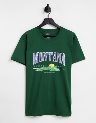 T-shirt comoda con stampa grafica Montana - Daisy Street - Modalova