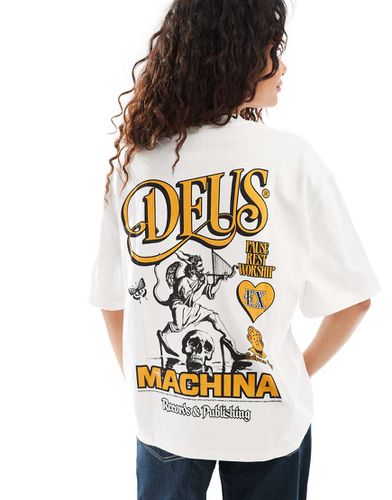 Deus Ex Machine - T-shirt bianca con stampa "Joy" - Deus Ex Machina - Modalova