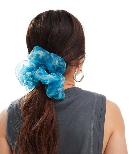 Elastico per capelli grande in organza tie-dye - DesignB London - Modalova