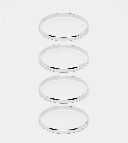 Set di 4 bracciali rigidi - DesignB London - Modalova