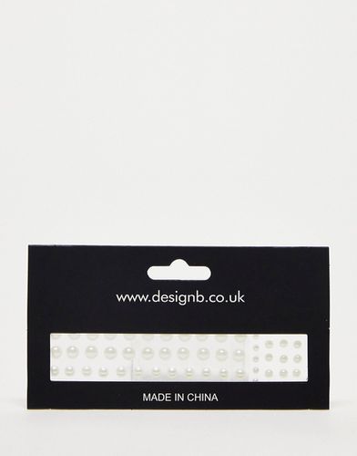 Perle bianche per capelli - DesignB London - Modalova