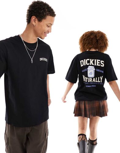 Elliston - T-shirt nera con stampa sul retro - Dickies - Modalova