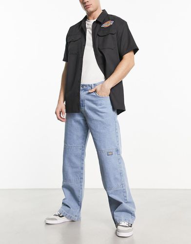 Jeans ampi lavaggio chiaro con ginocchia doppiate - Dickies - Modalova